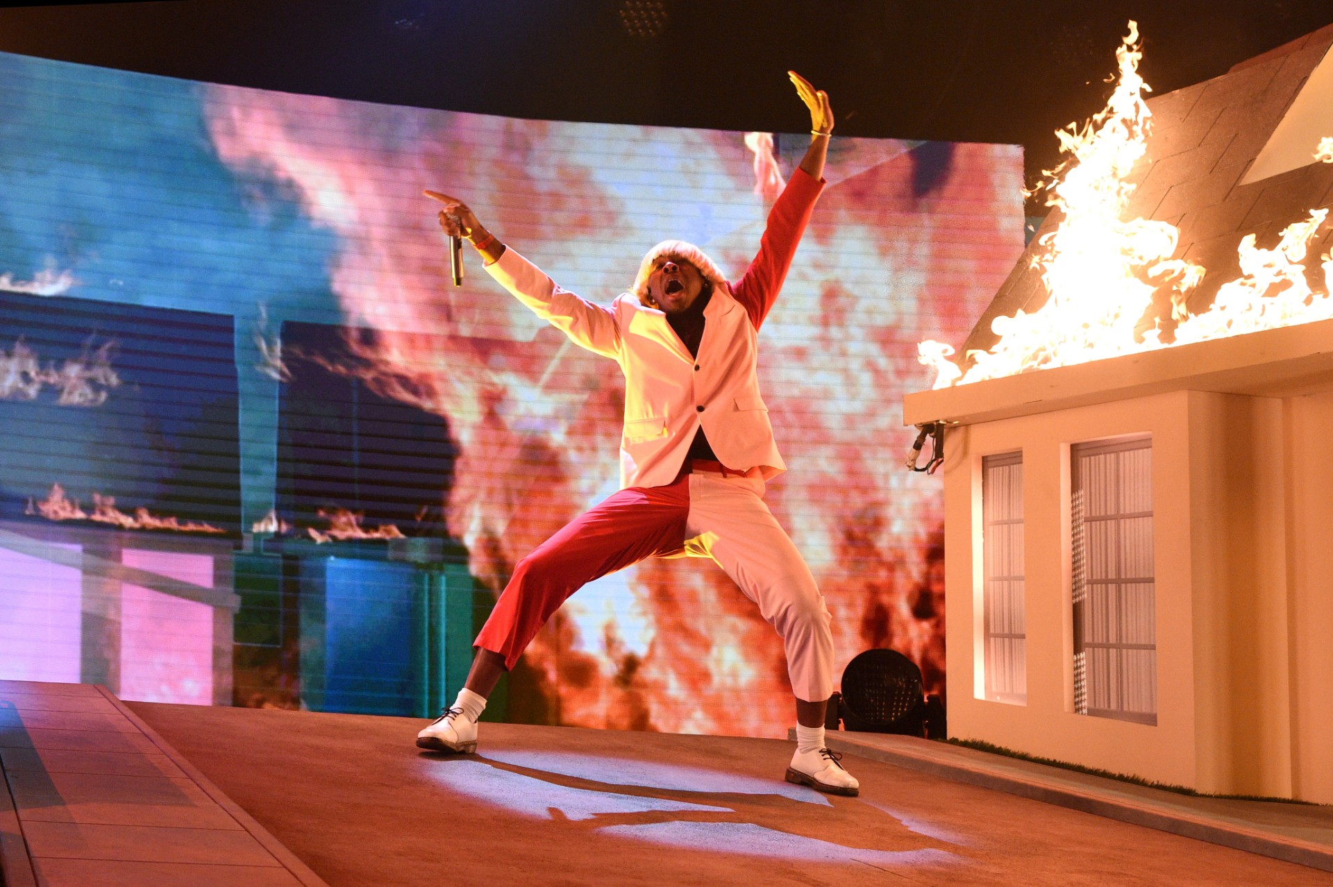 Tyler, the Creator wystąpił na Grammy z Boyz II Men i prawie spalił cały budynek